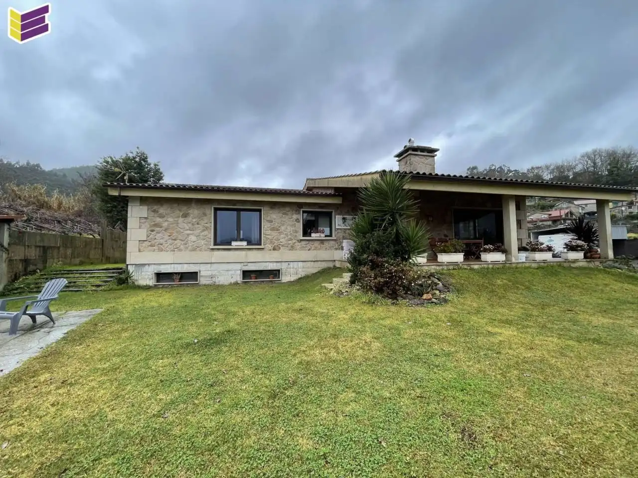 Vista exterior de Casa o chalet en venta en Salceda de Caselas con Calefacción, Terraza y Piscina