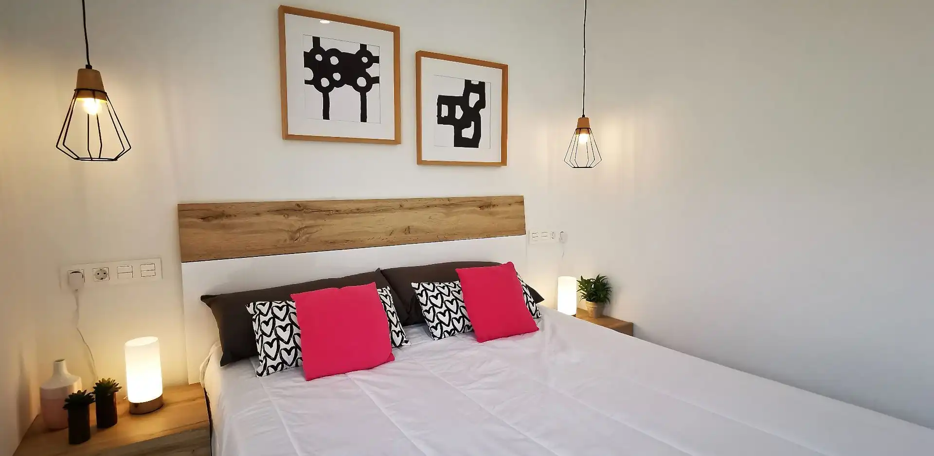 Dormitori de Casa o xalet de lloguer en Águilas amb Aire condicionat, Jardí privat i Terrassa