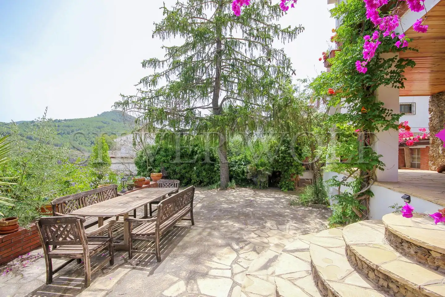 Jardín de Casa o chalet en venta en Vallirana con Calefacción, Jardín privado y Terraza