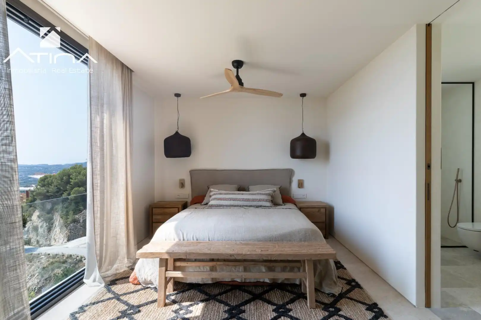 Bedroom of Houses for sale in Jávea / Xàbia  with Air Conditioner, Heating and Private garden