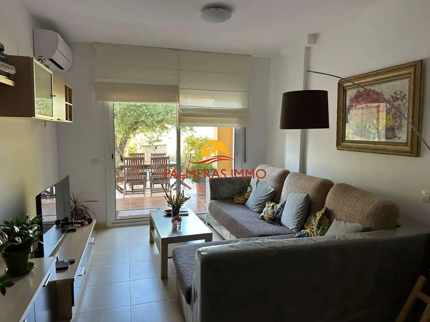 Sala de estar de Apartamento en venta en Mont-roig del Camp con Aire acondicionado, Terraza y Piscina