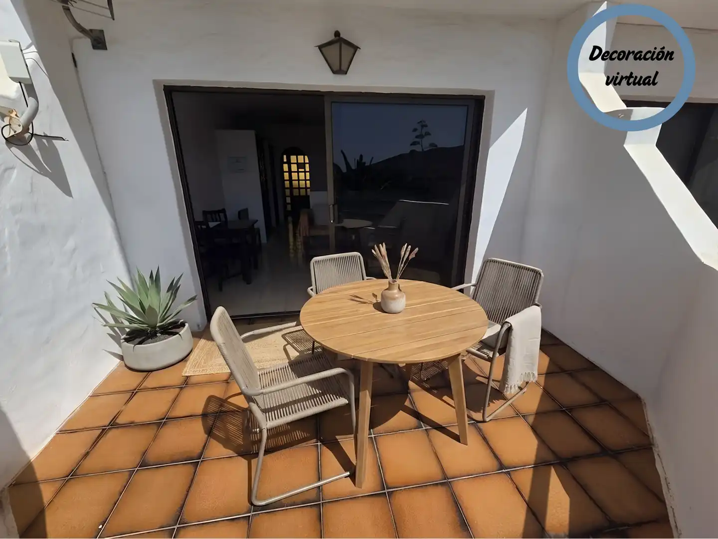 Terraza de Apartamento en venta en Tuineje con Terraza, Amueblado y Piscina comunitaria