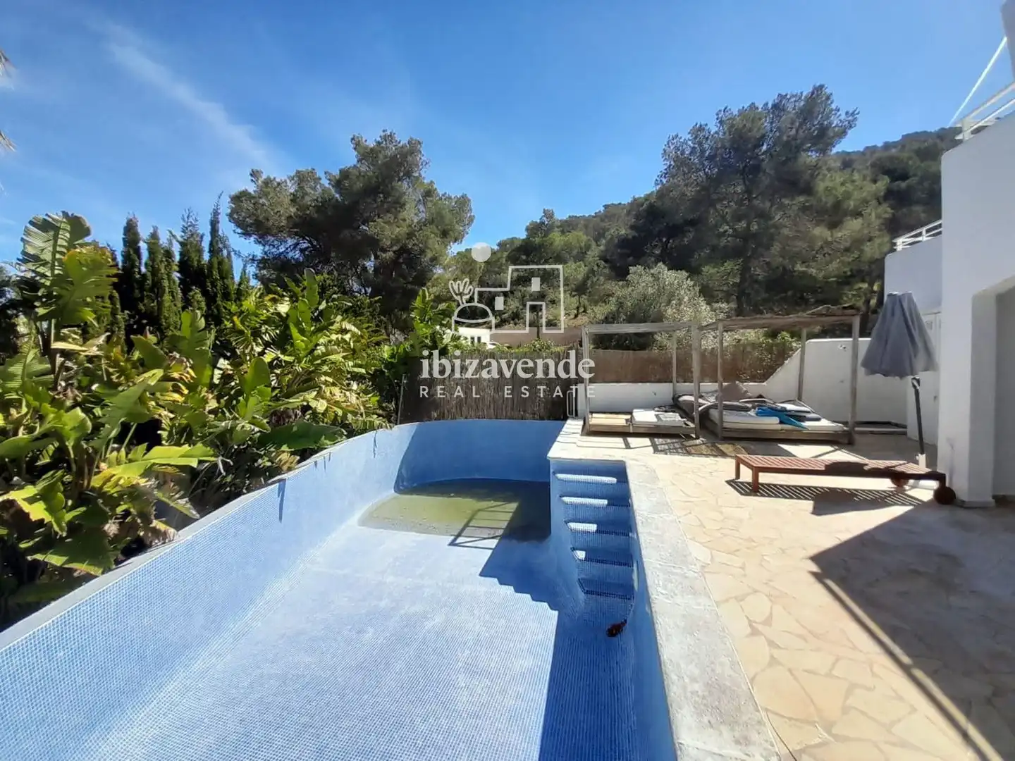 Jardí de Casa o xalet en venda en Santa Eulària des Riu amb Aire condicionat, Calefacció i Piscina