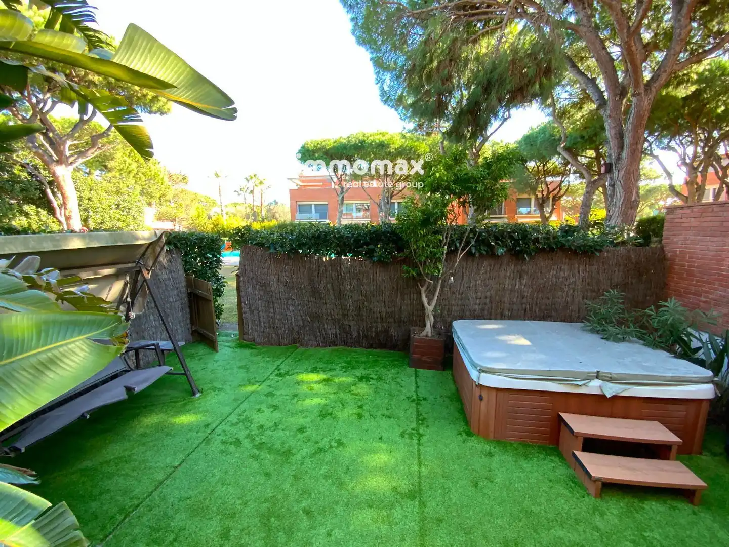 Jardí de Casa adosada de lloguer en Gavà amb Aire condicionat, Calefacció i Piscina