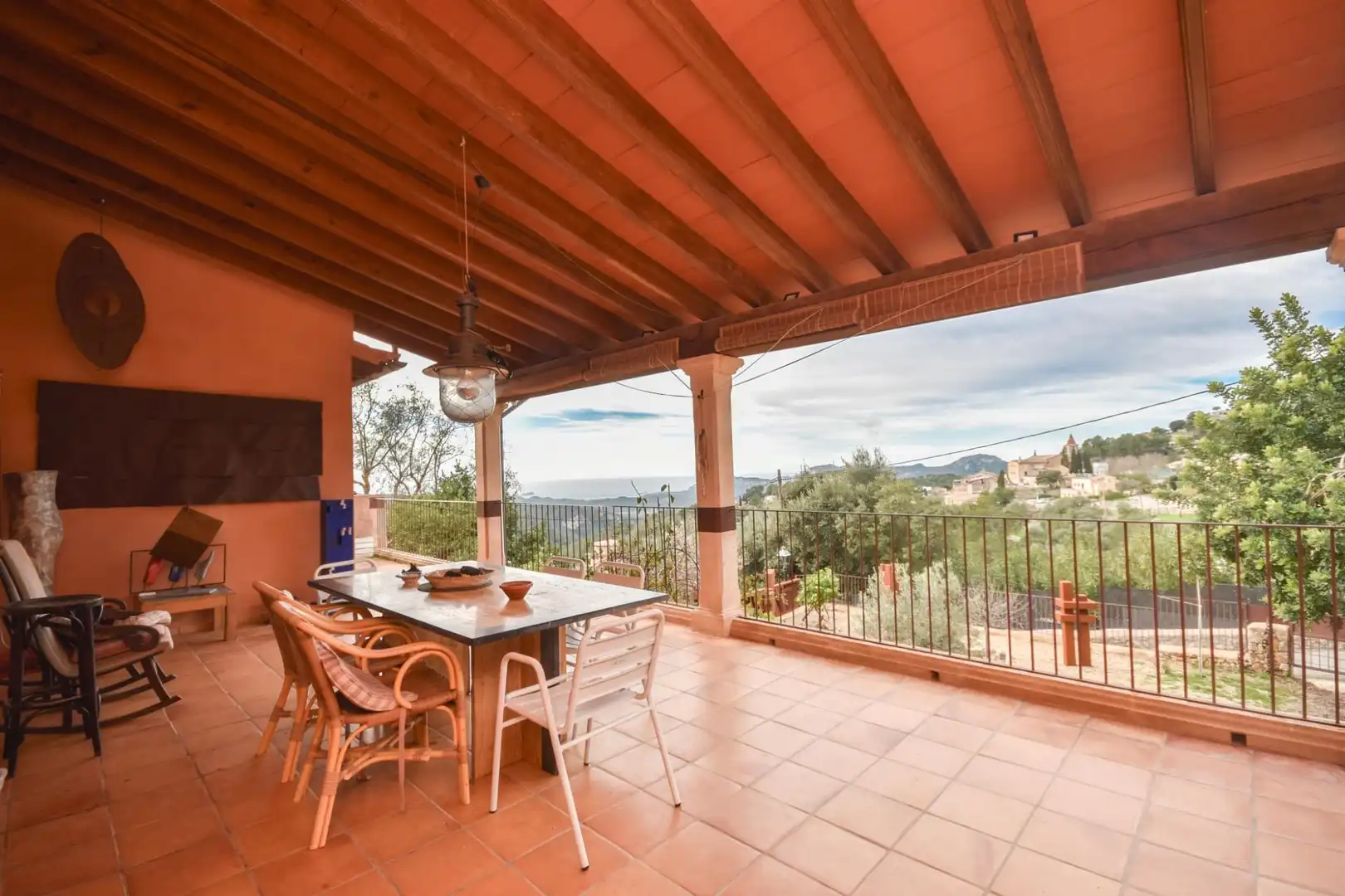 Terrassa de Finca rústica en venda en Puigpunyent amb Aire condicionat, Calefacció i Terrassa