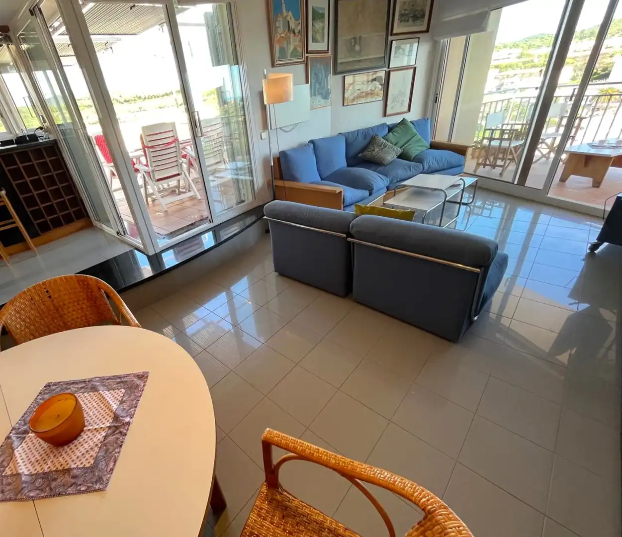 Wohnzimmer von Dachboden zum Verkauf in Palamós mit Terrasse und Möbliert