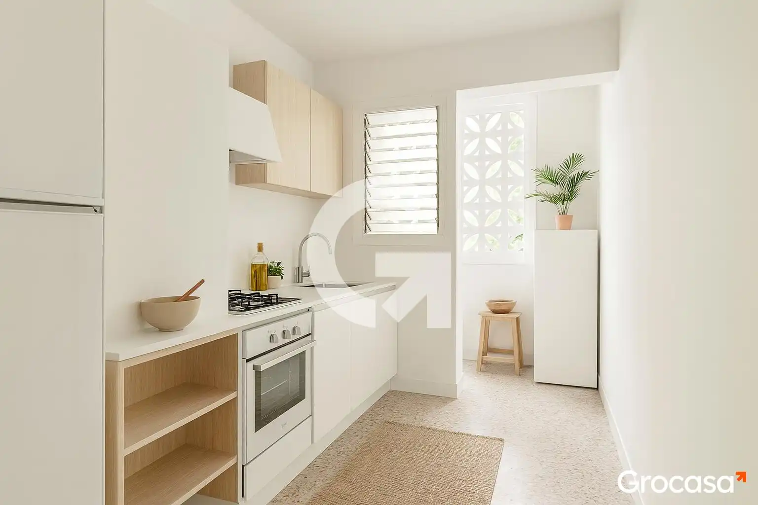 Küche von Erdgeschoss zum Verkauf in Cunit mit Privatgarten und Terrasse
