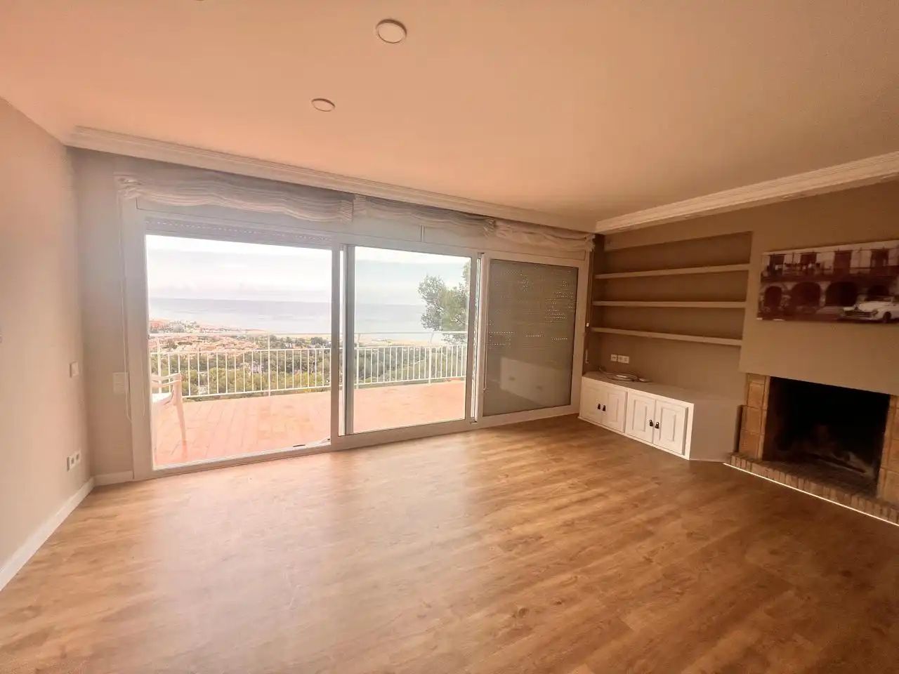 Wohnzimmer von Haus oder Chalet zur Miete in Sitges mit Klimaanlage, Privatgarten und Terrasse