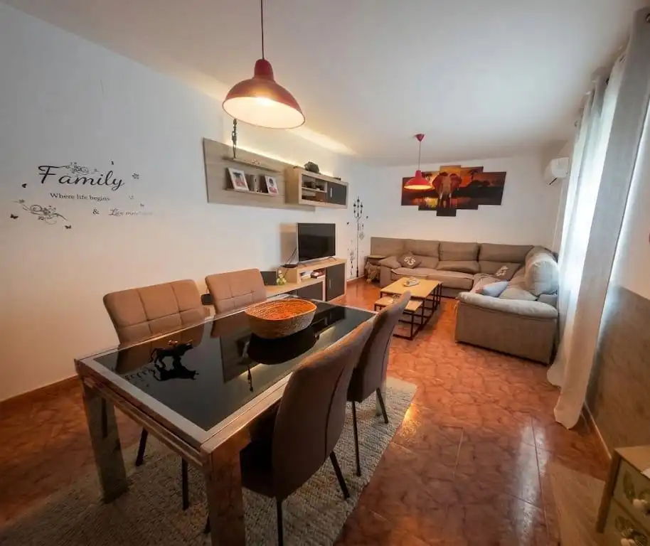 Sala de estar de Casa o chalet en venta en Plasencia con Aire acondicionado y Jardín privado