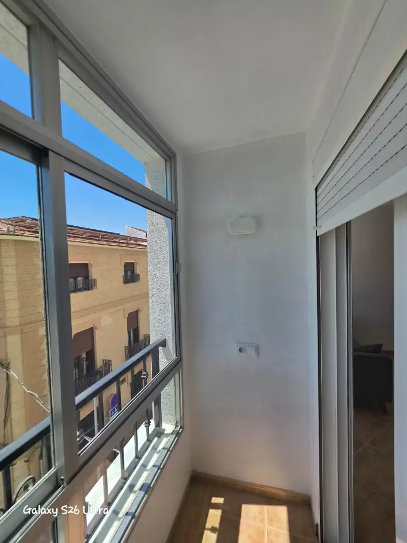 Terraza de Piso de alquiler en Lorquí con Amueblado, Horno y Lavadora
