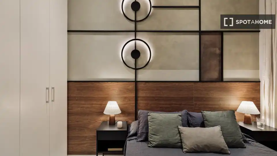 Bedroom of Flat for rent in Barcelona  with Air Conditioner, Heating and Furnished