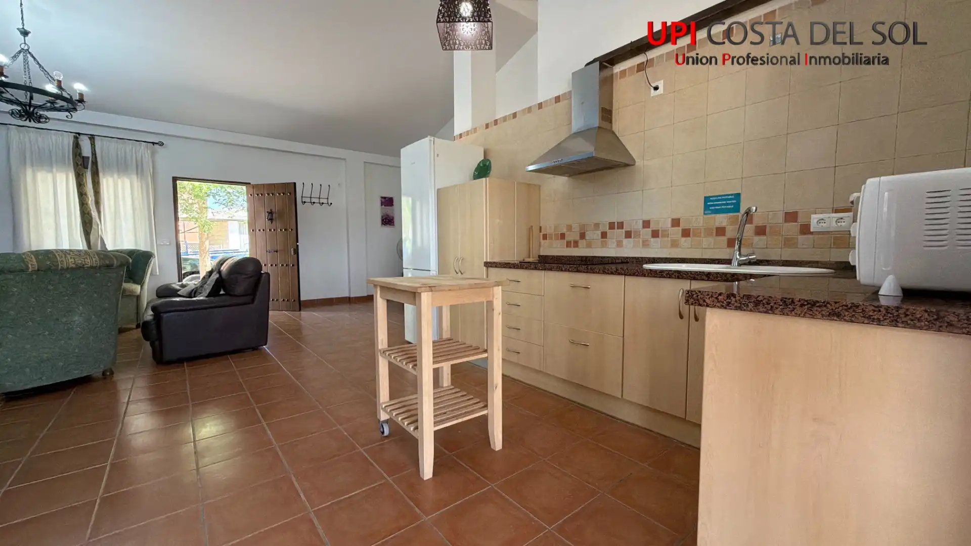 Cocina de Finca rústica en venta en Cártama con Aire acondicionado, Jardín privado y Terraza