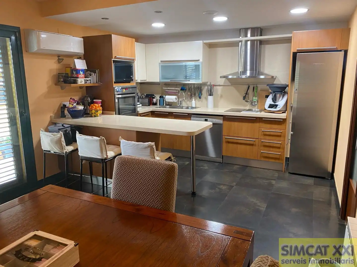 Cocina de Casa adosada en venta en Navata con Aire acondicionado, Calefacción y Parquet
