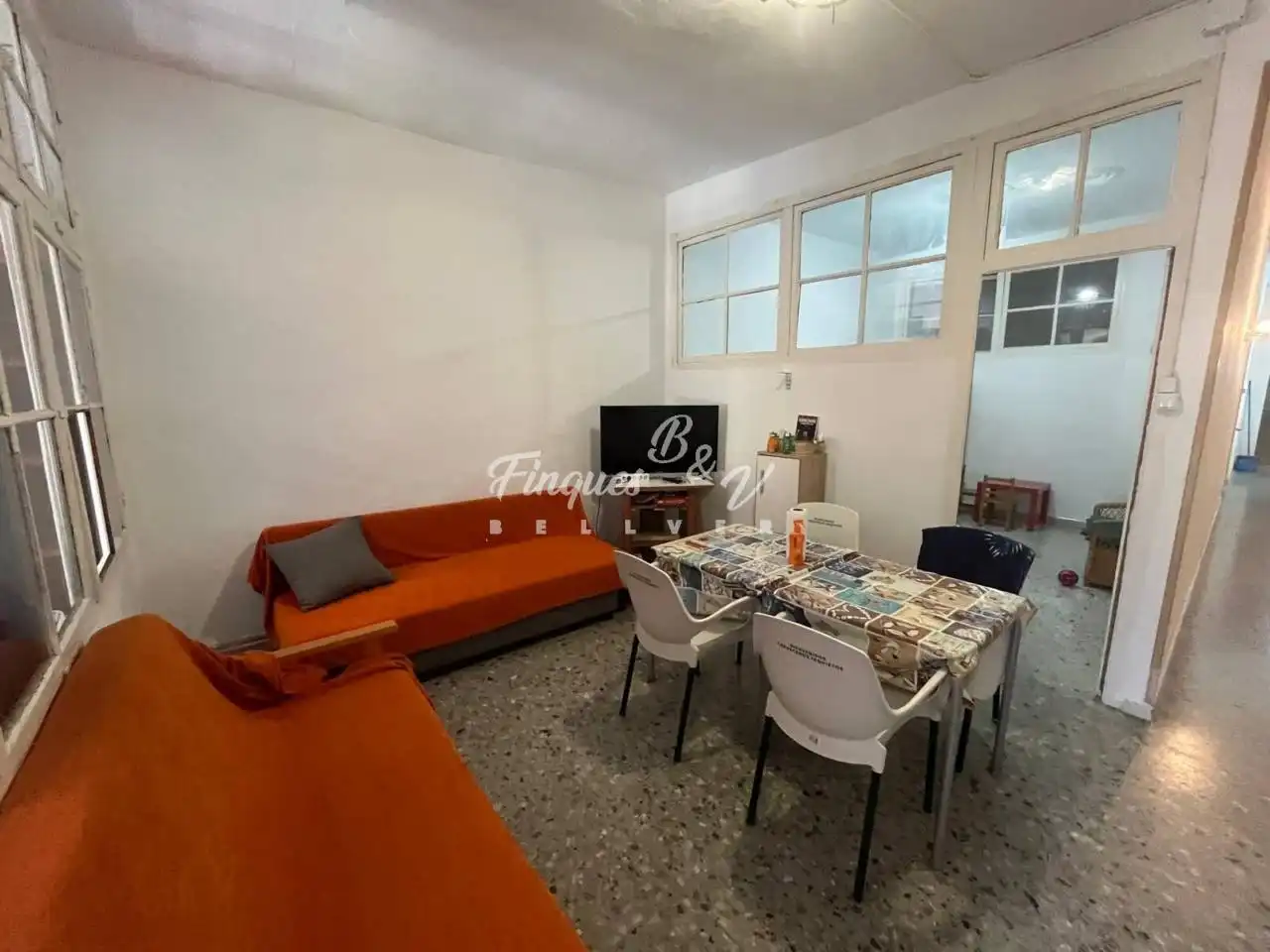 Living room of Flat for sale in Bagà  with Heating, Furnished and Balcony