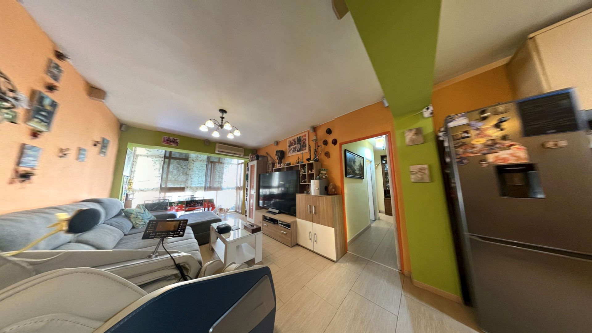Living room of Flat for sale in Alicante / Alacant  with Air Conditioner, Furnished and Oven