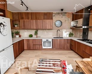 Kitchen of Single-family semi-detached for sale in Burriana / Borriana  with Air Conditioner, Heating and Terrace