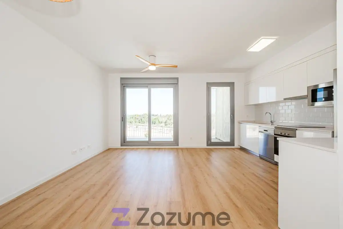 Schlafzimmer von Wohnung zur Miete in Dos Hermanas mit Klimaanlage, Heizung und Privatgarten