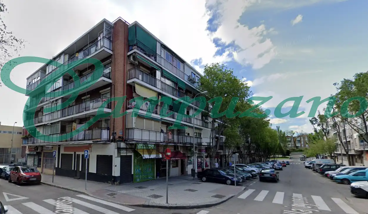 Vista exterior de Pis en venda en Madrid amb Terrassa i Alarma