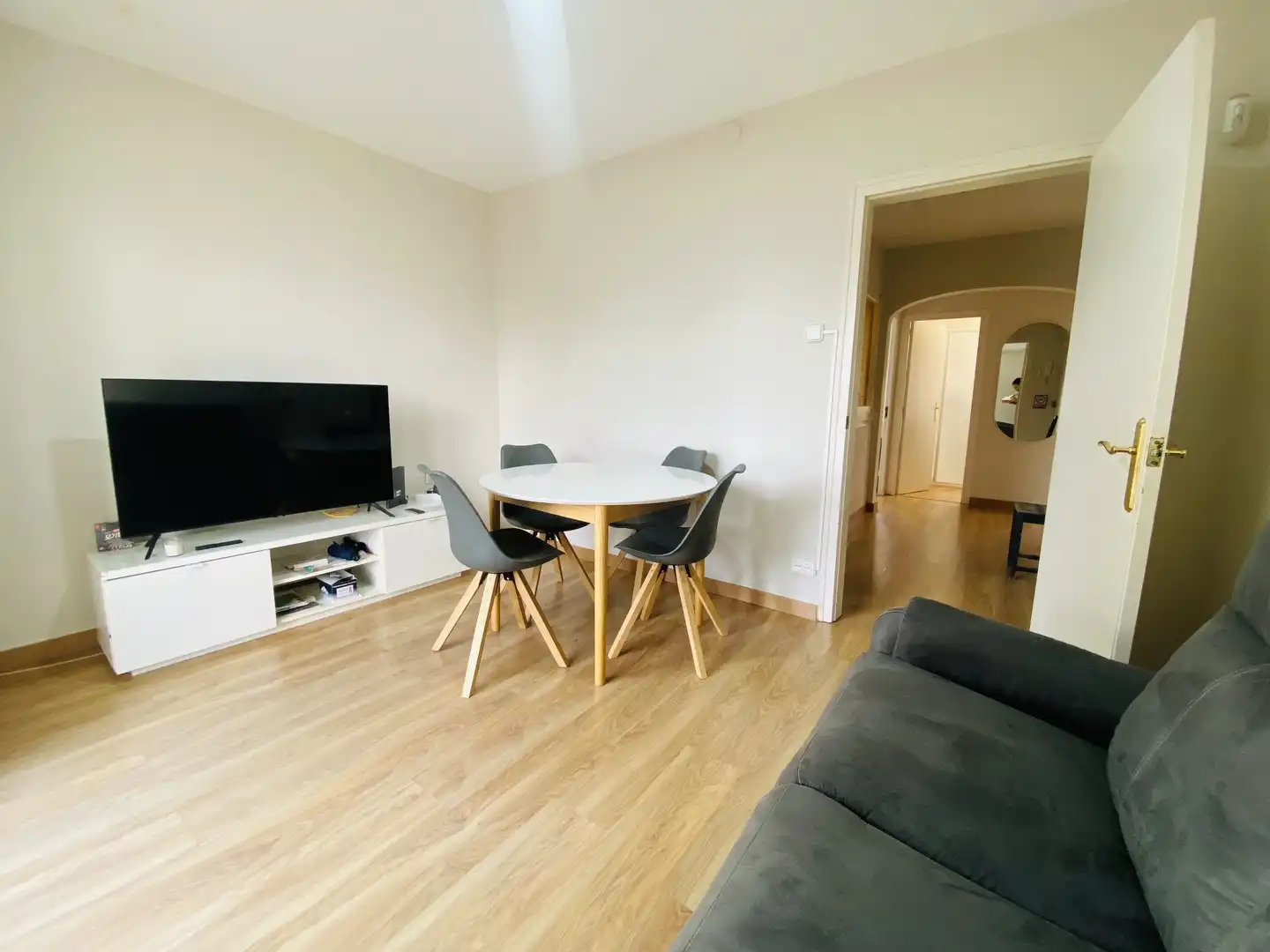 Wohnzimmer von Wohnung zur Miete in Sitges mit Klimaanlage und Terrasse