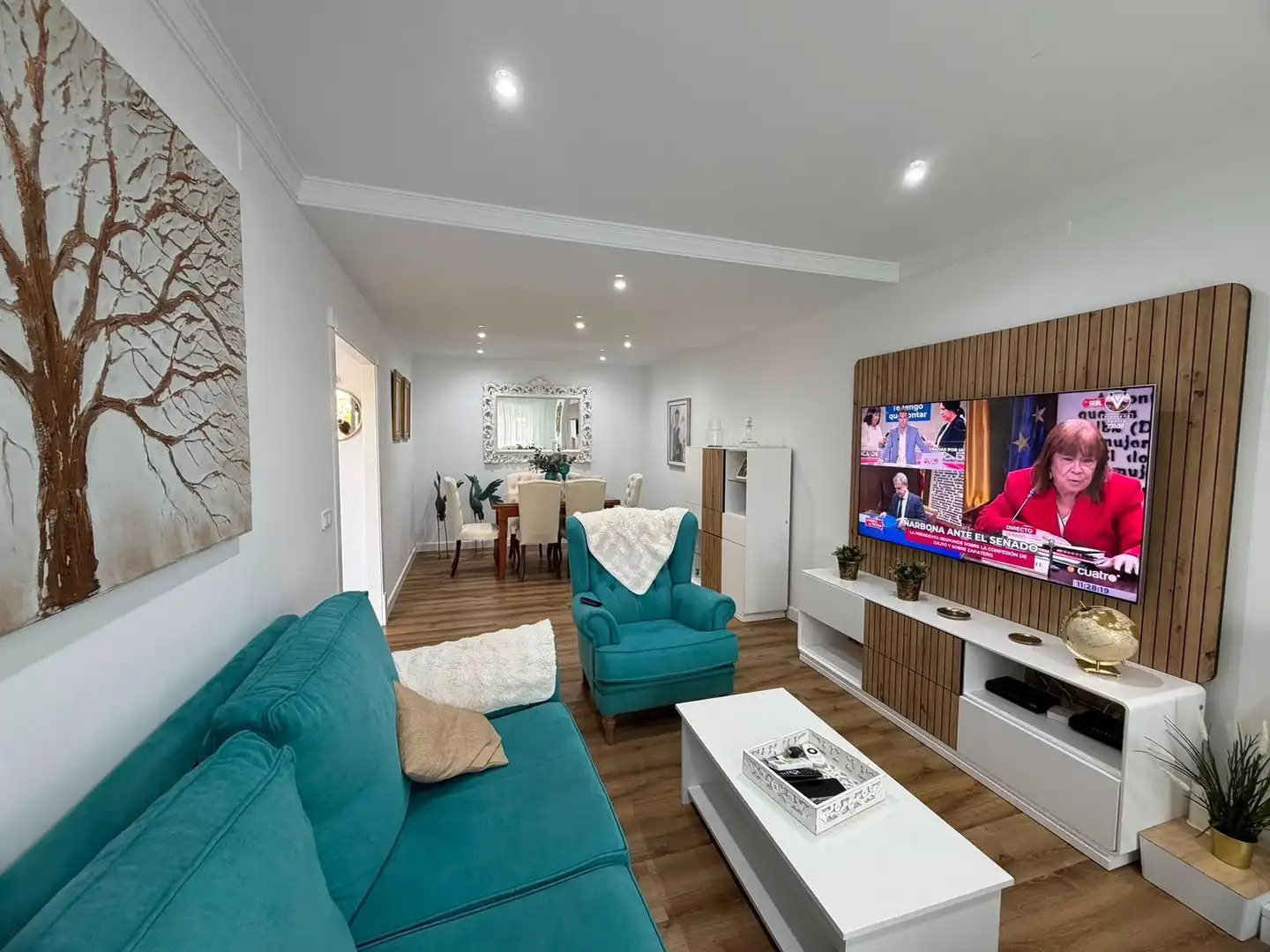Sala de estar de Casa adosada en venta en Ayamonte