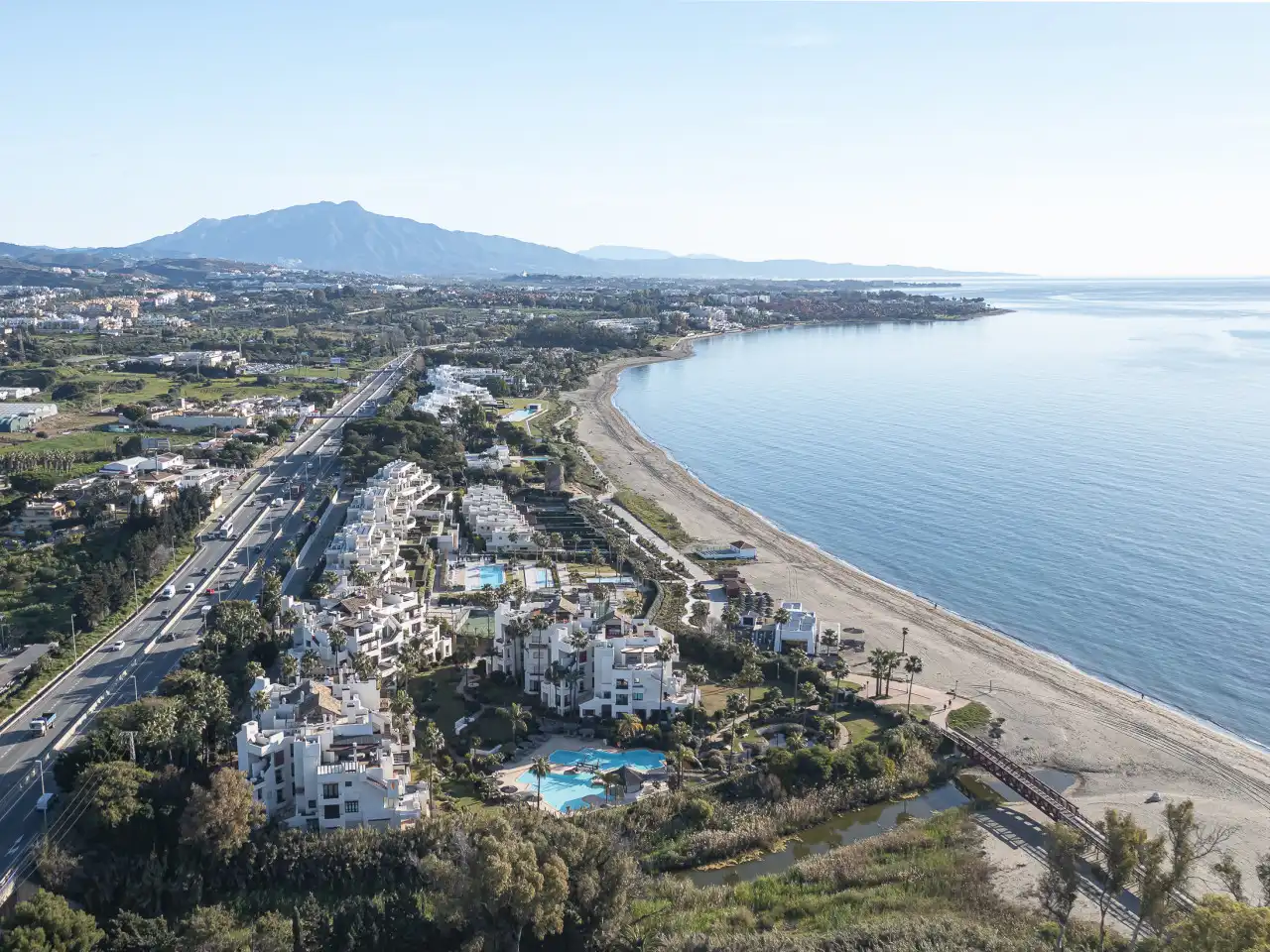 Exterior view of Duplexes for sale in Estepona  with Air Conditioner, Heating and Terrace