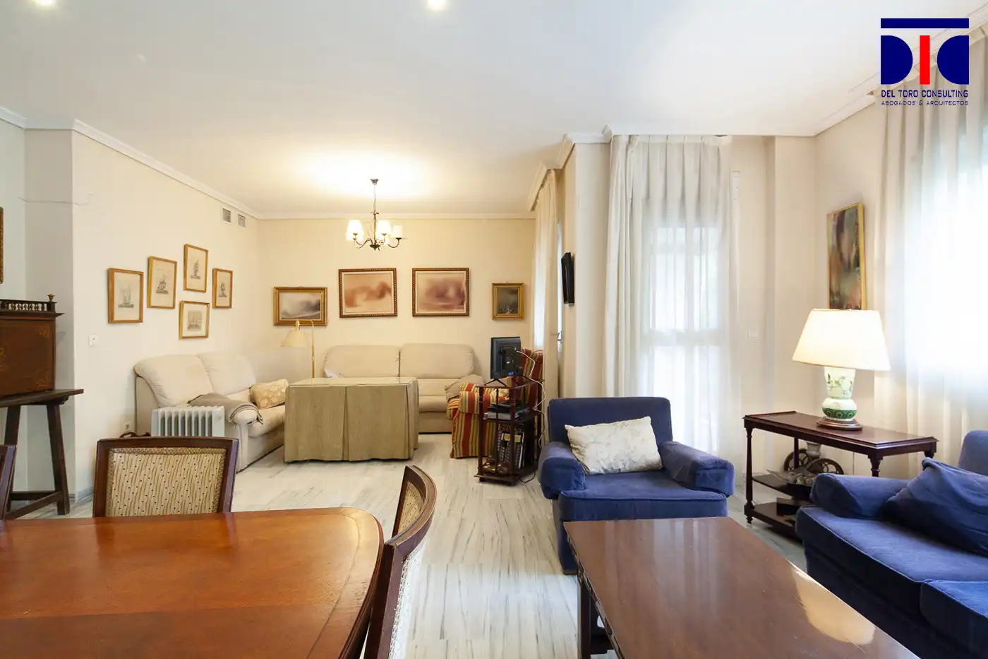 Sala de estar de Piso en venta en Sevilla con Aire acondicionado, Calefacción y Terraza