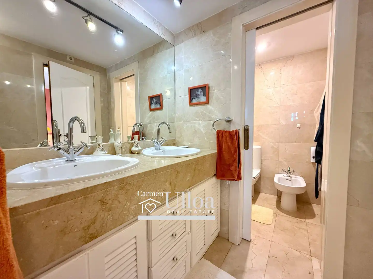 Baño de Casa o chalet en venta en Alicante / Alacant con Aire acondicionado, Jardín privado y Terraza