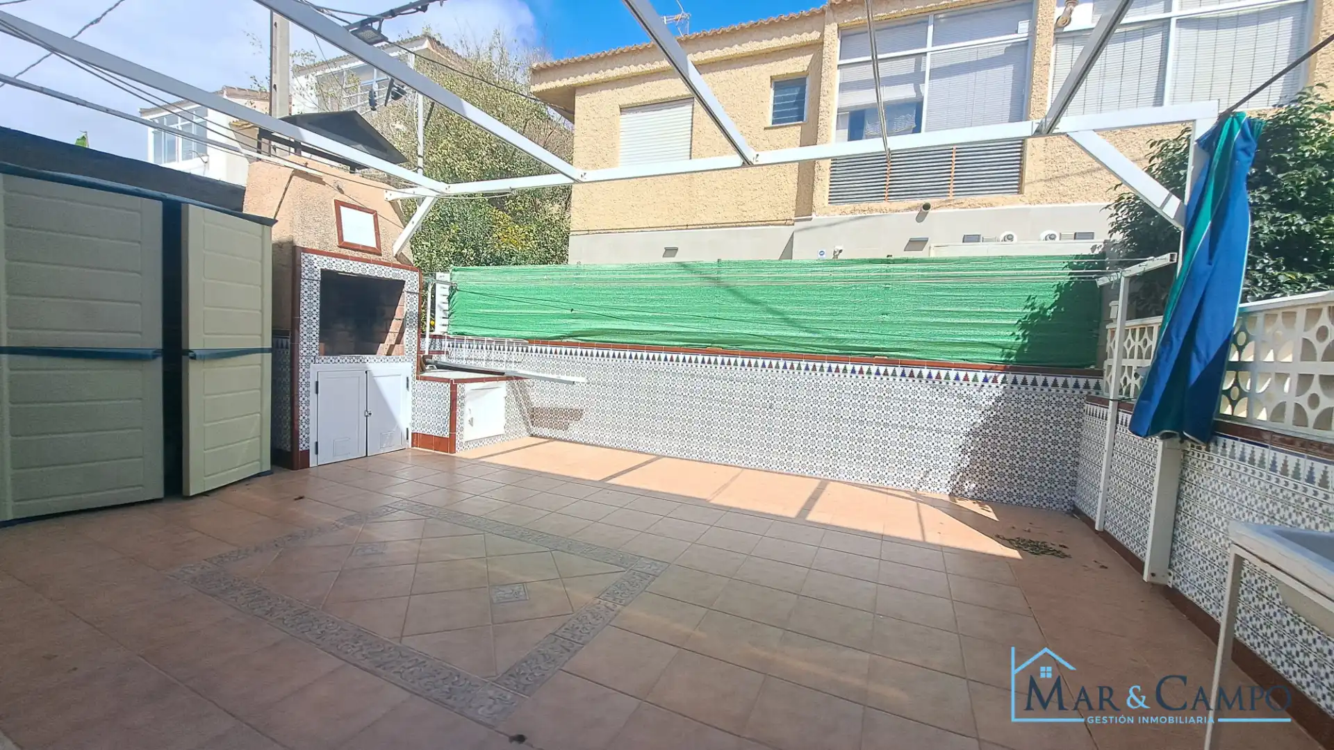 Terraza de Casa adosada en venta en Los Alcázares con Aire acondicionado, Jardín privado y Amueblado