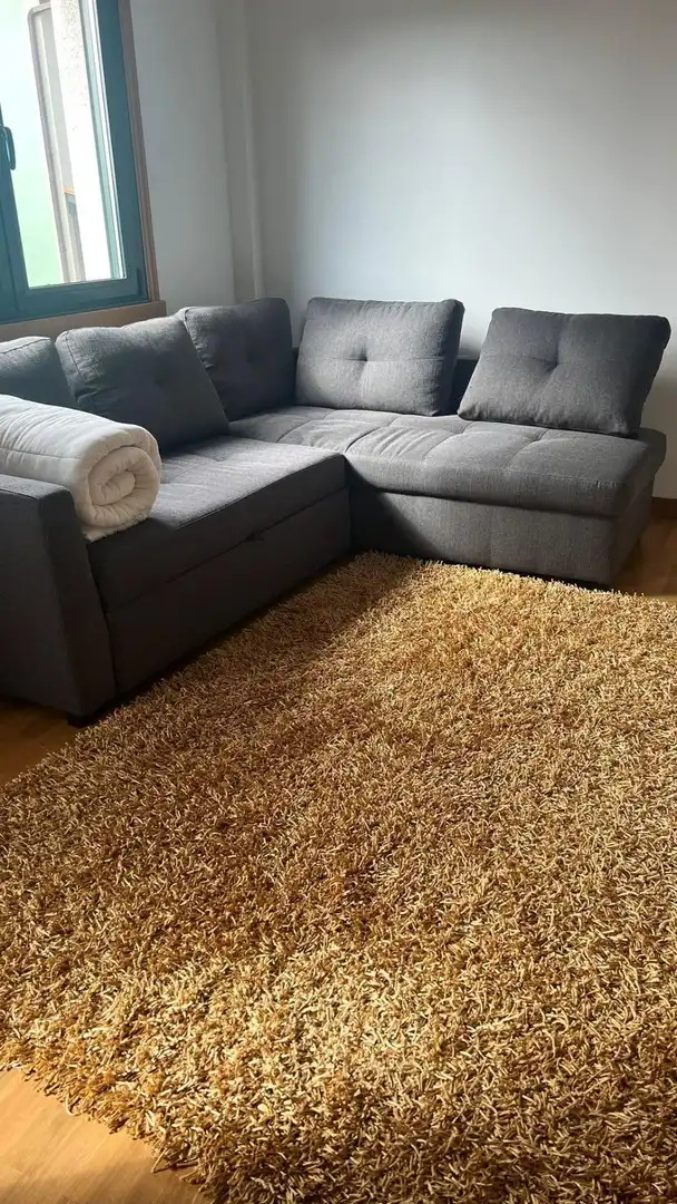 Sala de estar de Casa o chalet en venta en Oleiros con Jardín privado y Amueblado