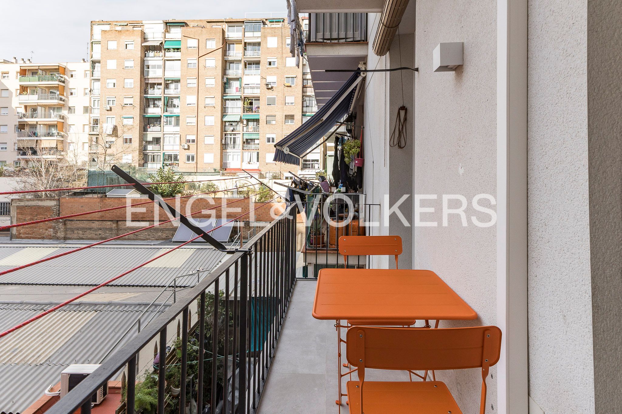 Terraza de Apartamento de alquiler en  Barcelona Capital con Aire acondicionado, Calefacción y Parquet