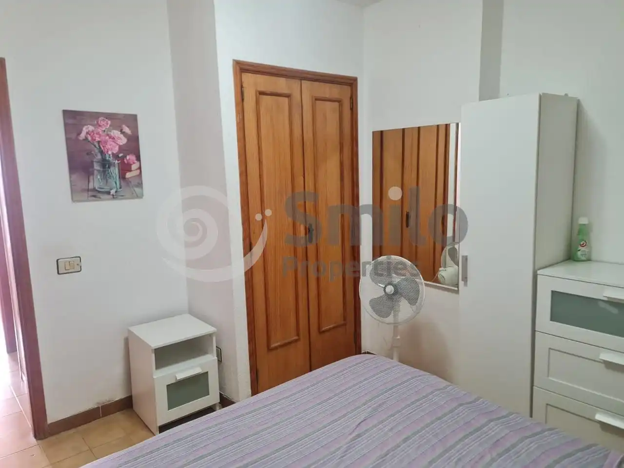 Schlafzimmer von Erdgeschoss zur Miete in Arona mit Möbliert und Gemeinschaftspool