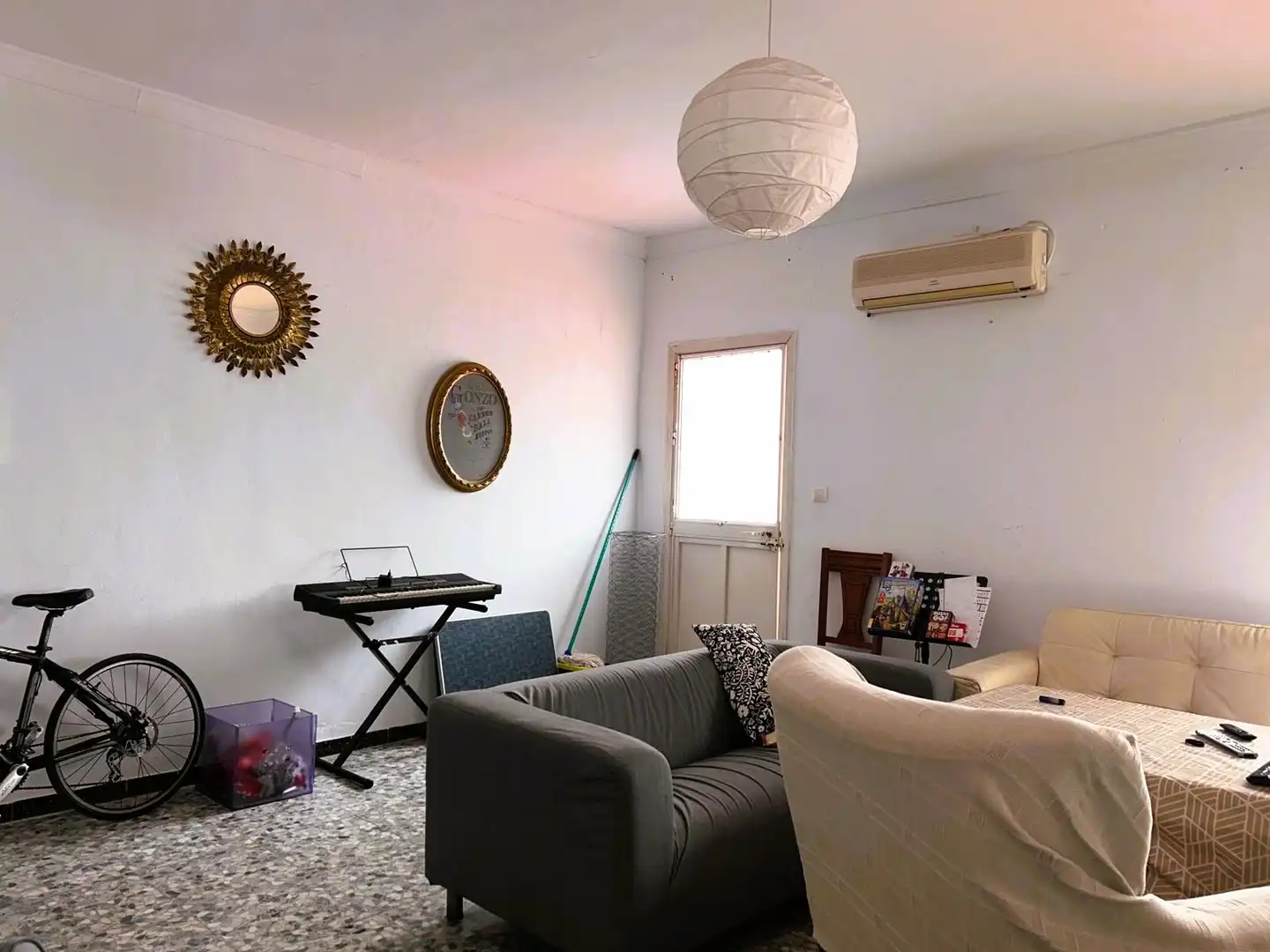 Living room of Detached homes for sale in Umbrete  with Air Conditioner, Terrace and Storage room