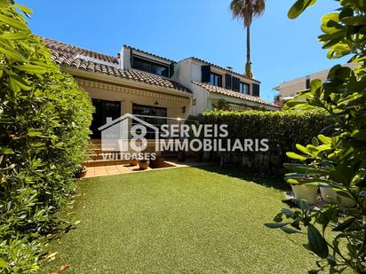 Garden of Single-family semi-detached for sale in Sant Andreu de Llavaneres  with Air Conditioner, Heating and Private garden