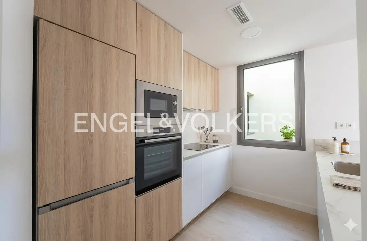 Cocina de Ático en venta en Vilanova i la Geltrú con Aire acondicionado, Calefacción y Terraza
