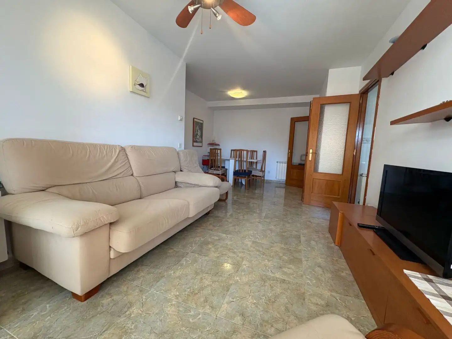 Sala d'estar de Pis en venda en Lloret de Mar amb Calefacció, Moblat i Balcó