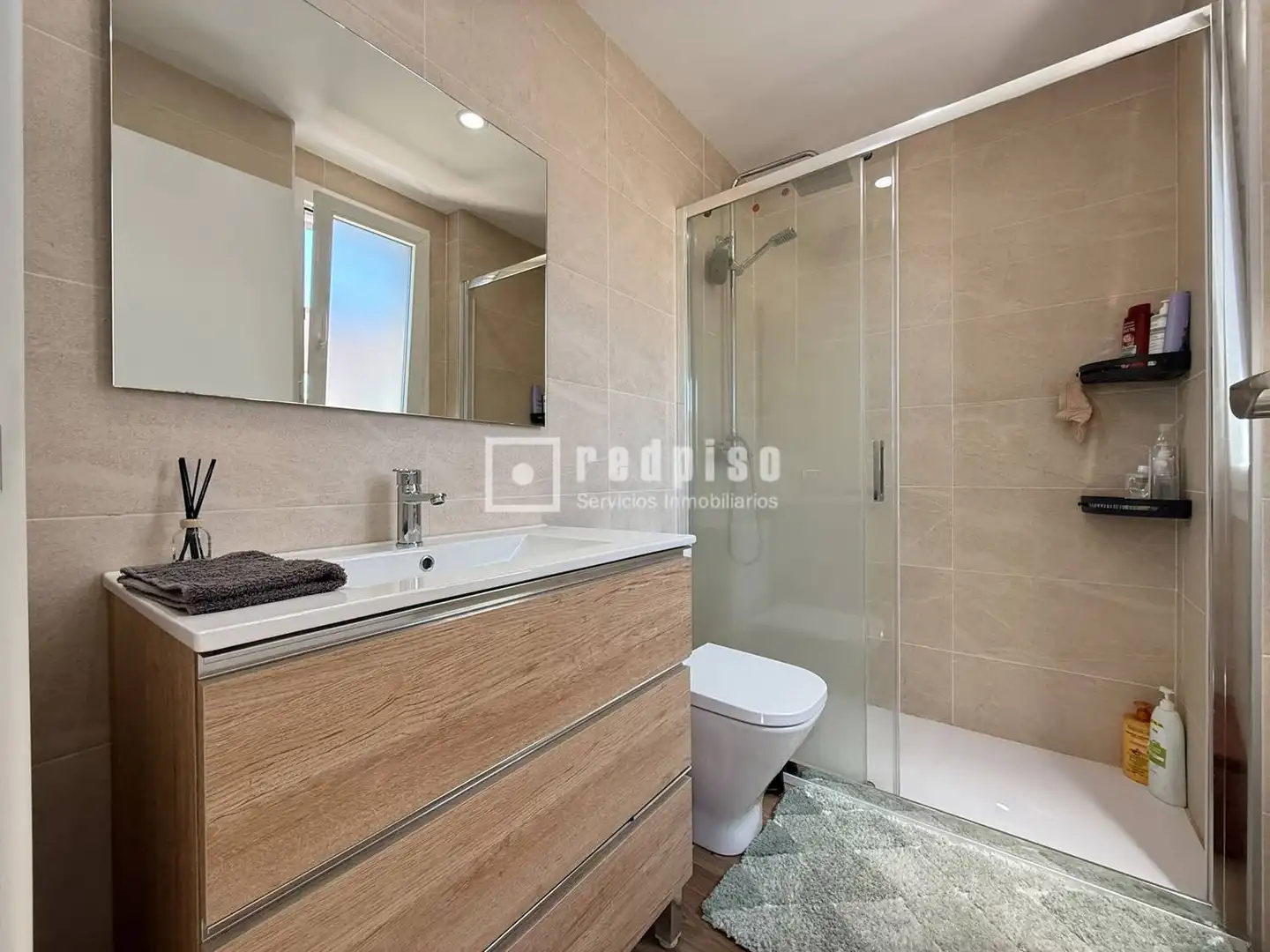 Badezimmer von Wohnung zum Verkauf in Collado Villalba mit Klimaanlage, Heizung und Schwimmbad