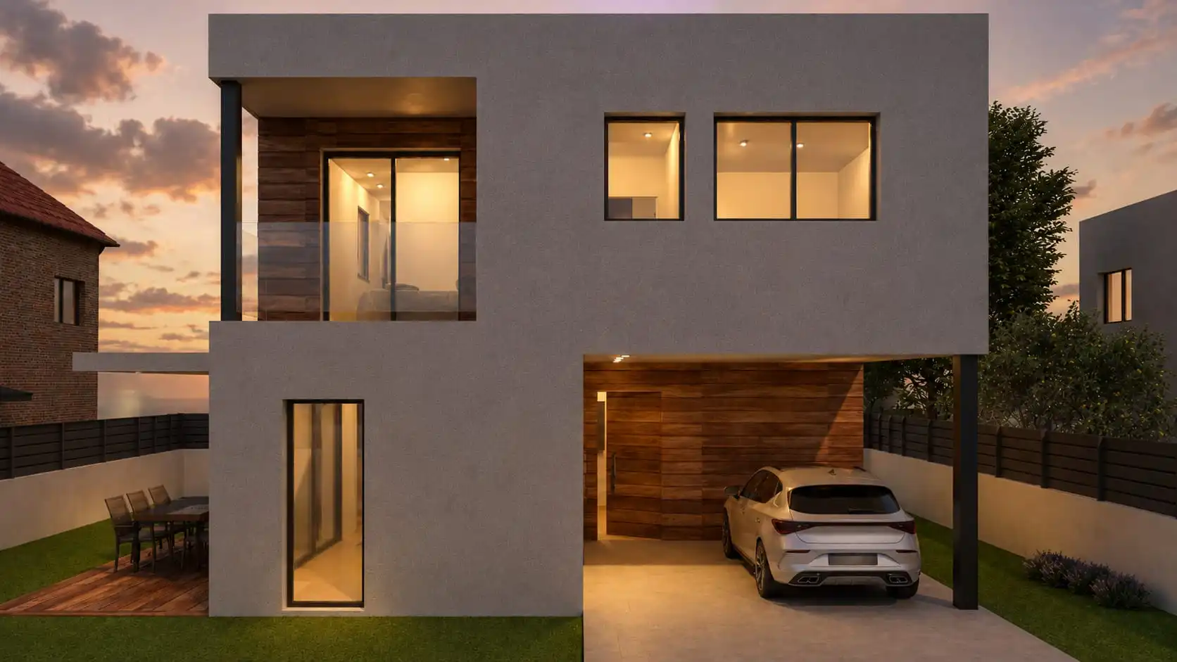 Vista exterior de Casa o chalet en venta en Palau-solità i Plegamans con Aire acondicionado, Calefacción y Jardín privado