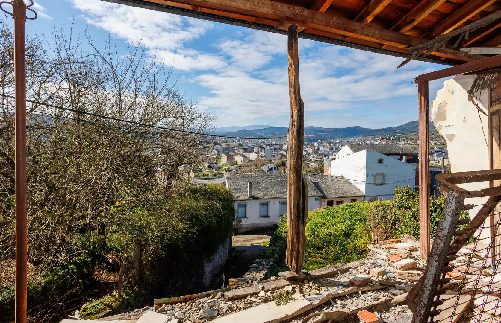 Vista exterior de Finca rústica en venta en A Rúa 