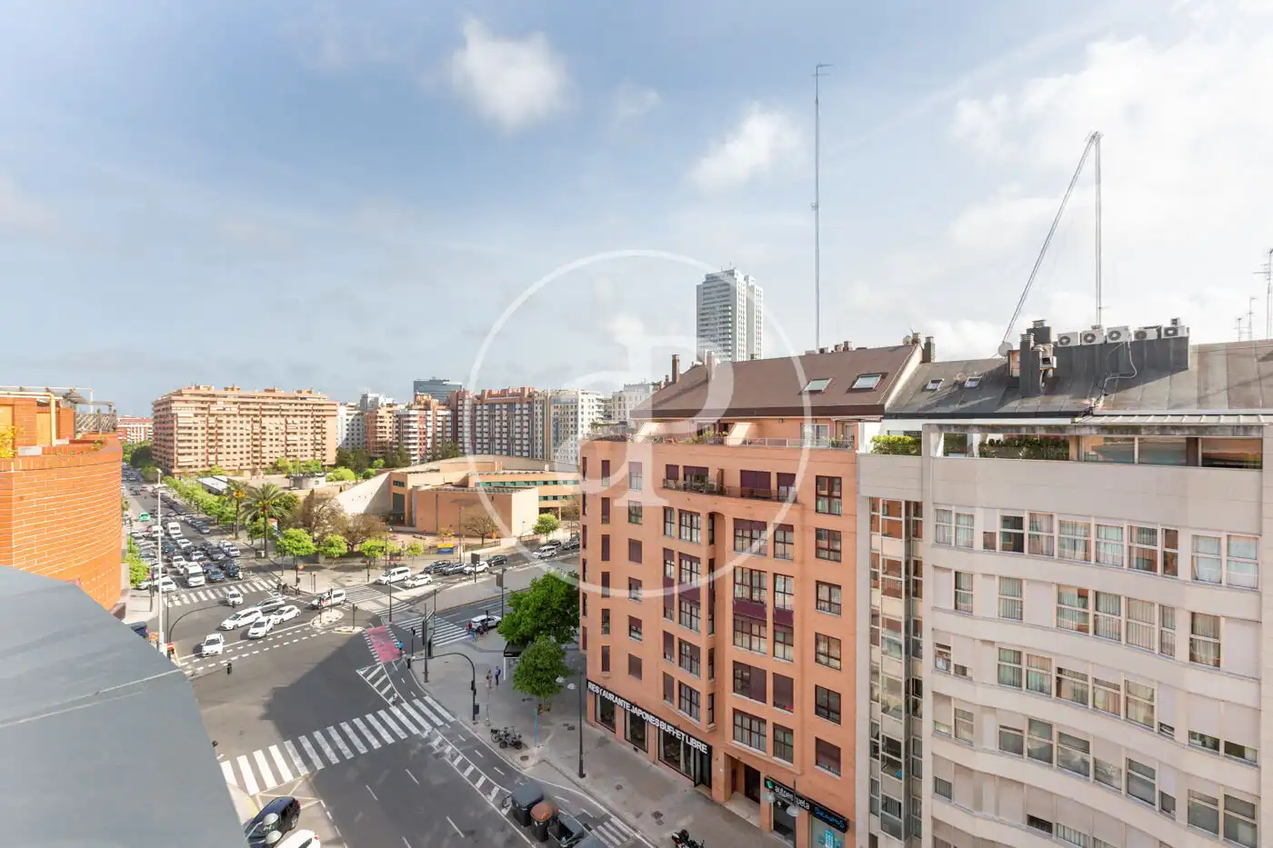 Außenansicht von Dachboden zum Verkauf in Valencia mit Klimaanlage, Heizung und Terrasse