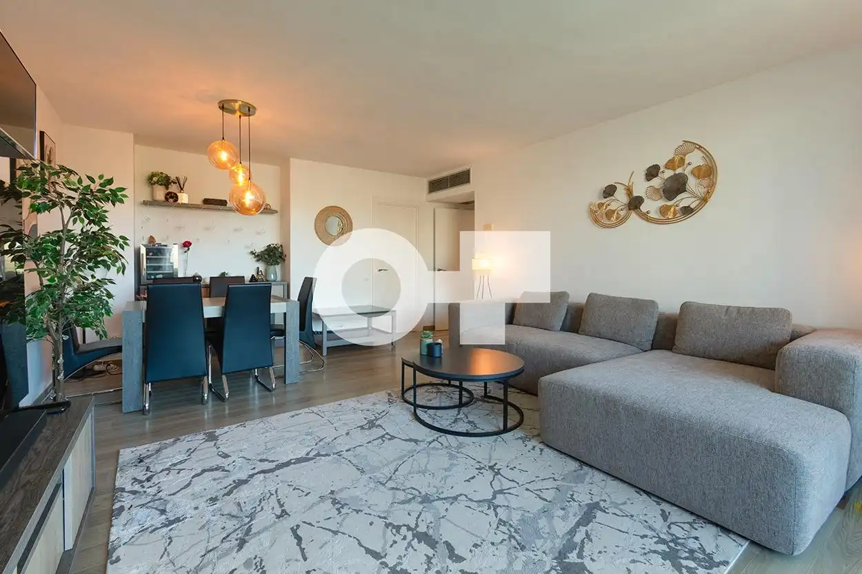 Sala de estar de Piso en venta en Barcelona con Aire acondicionado, Calefacción y Jardín privado