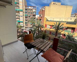 Balcony of Study to rent in Alicante / Alacant  with Air Conditioner and Balcony