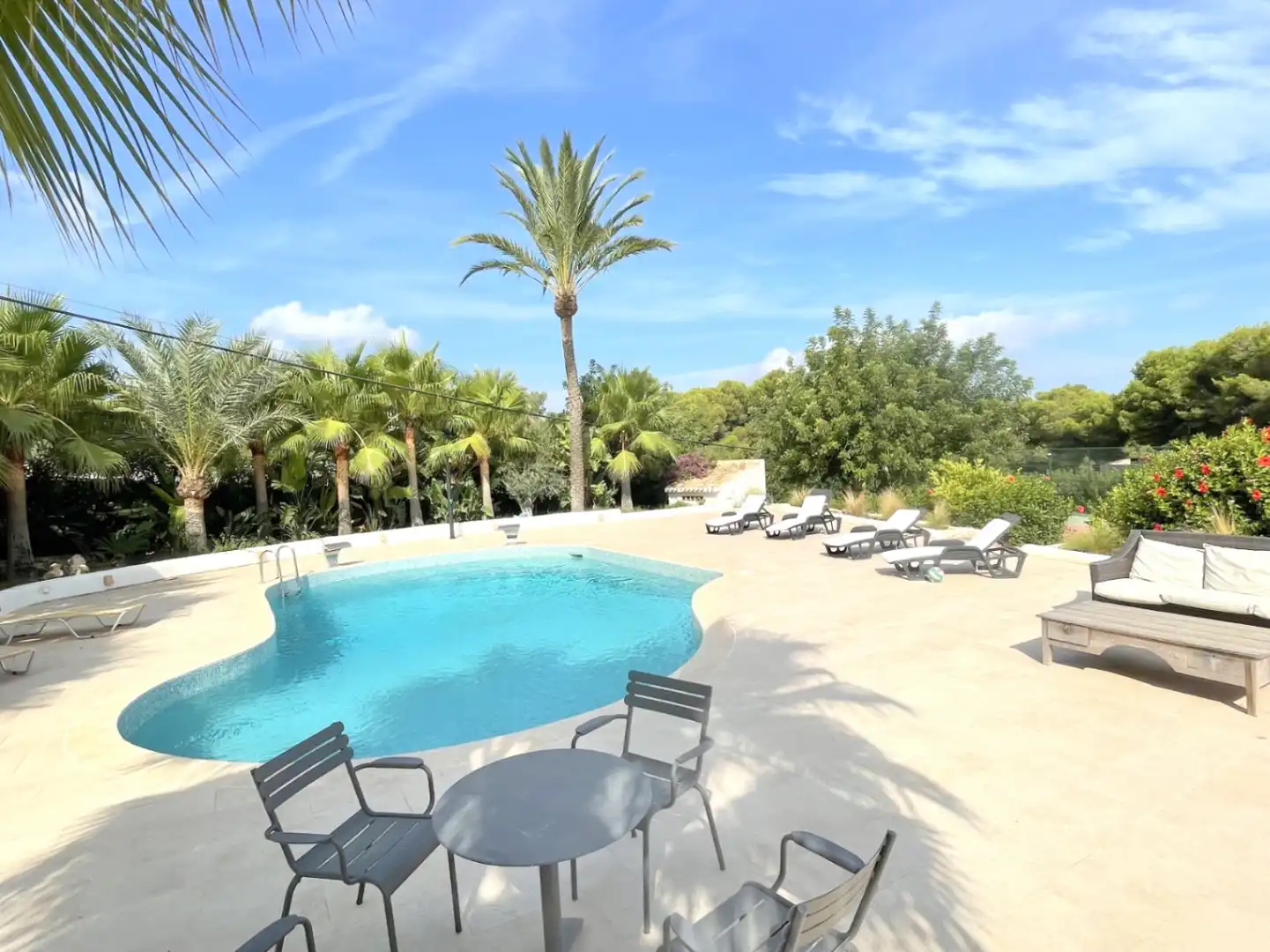 Piscina de Casa o chalet de alquiler en Jávea / Xàbia con Aire acondicionado, Calefacción y Jardín privado