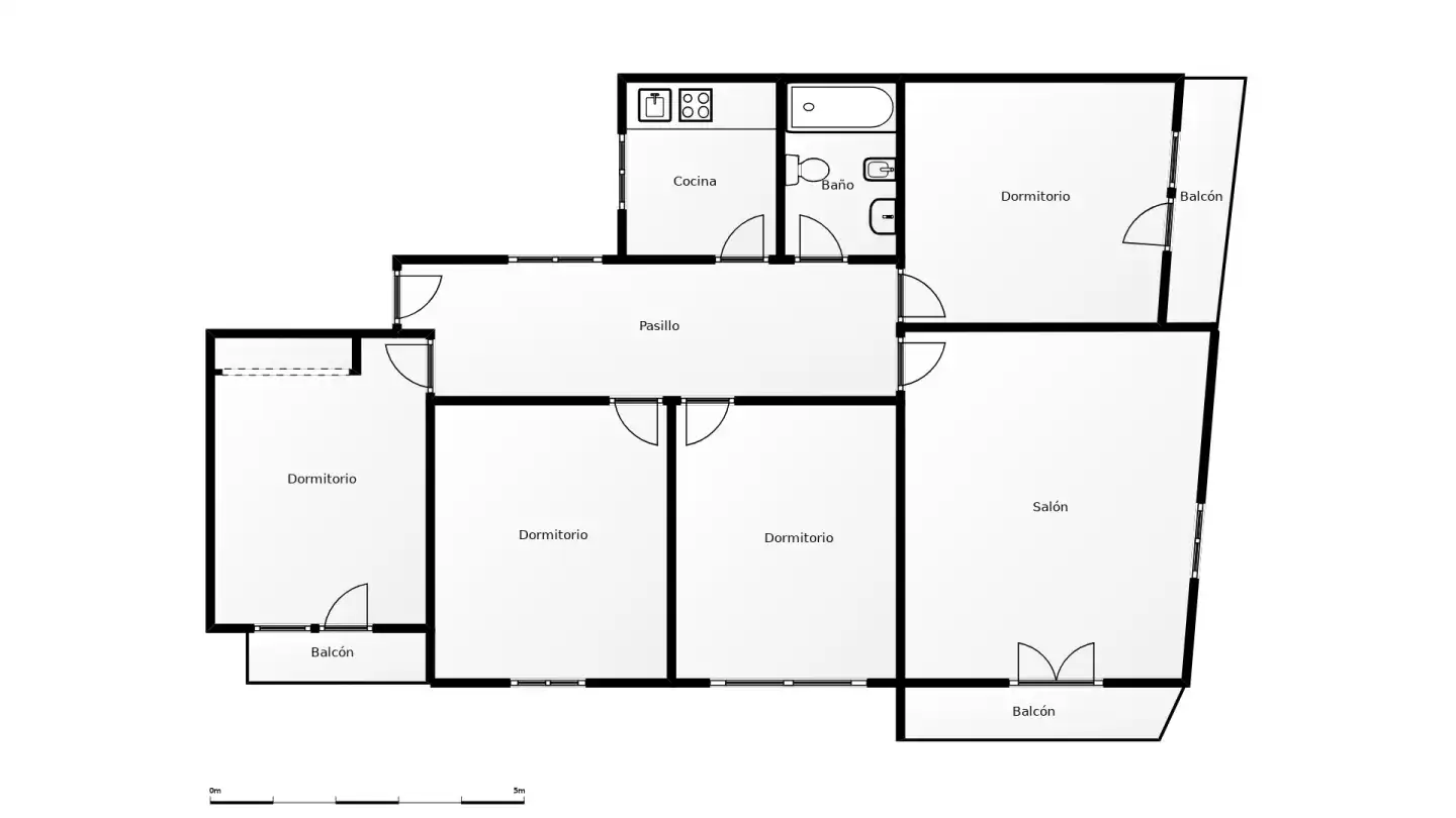 Flat for sale in Turleque  with Heating