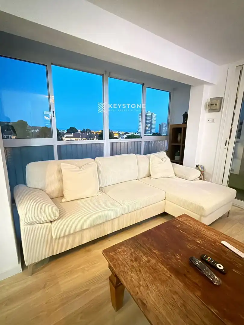 Sala d'estar de Pis de lloguer en Alicante / Alacant amb Aire condicionat, Calefacció i Terrassa