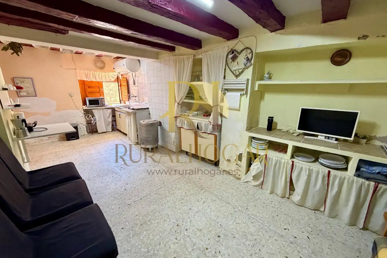 Cocina de Casa o chalet en venta en Tierzo con Trastero y Amueblado