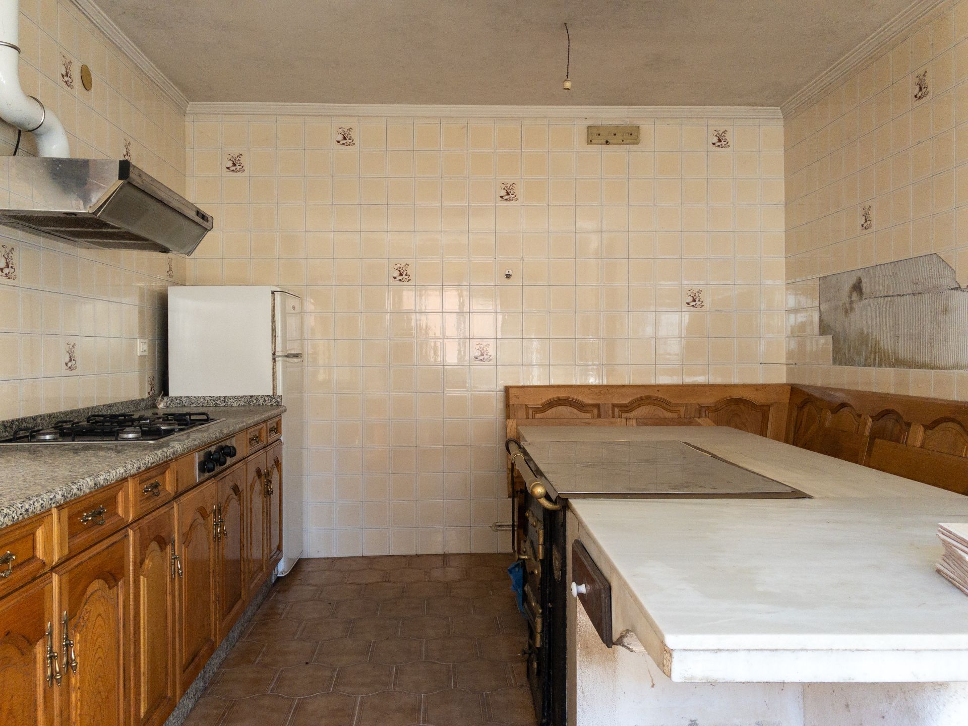 Cocina de Finca rústica en venta en Cospeito con Calefacción y Jardín privado