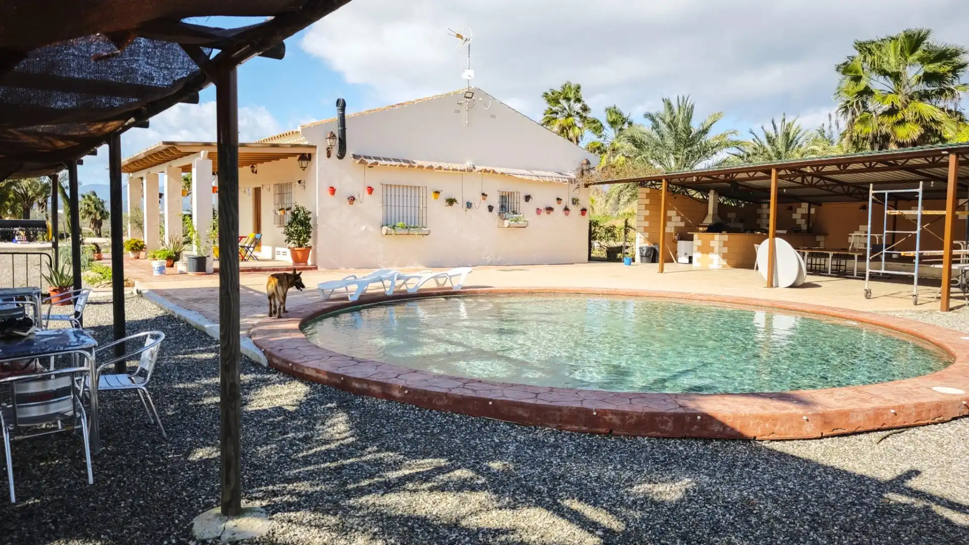 Piscina de Finca rústica en venta en Cártama con Aire acondicionado, Jardín privado y Terraza