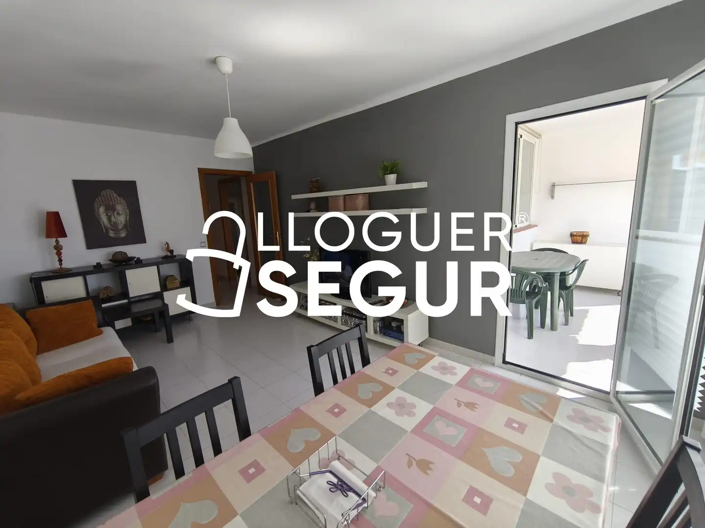 Living room of Flat for rent in Tordera  with Terrace and Furnished