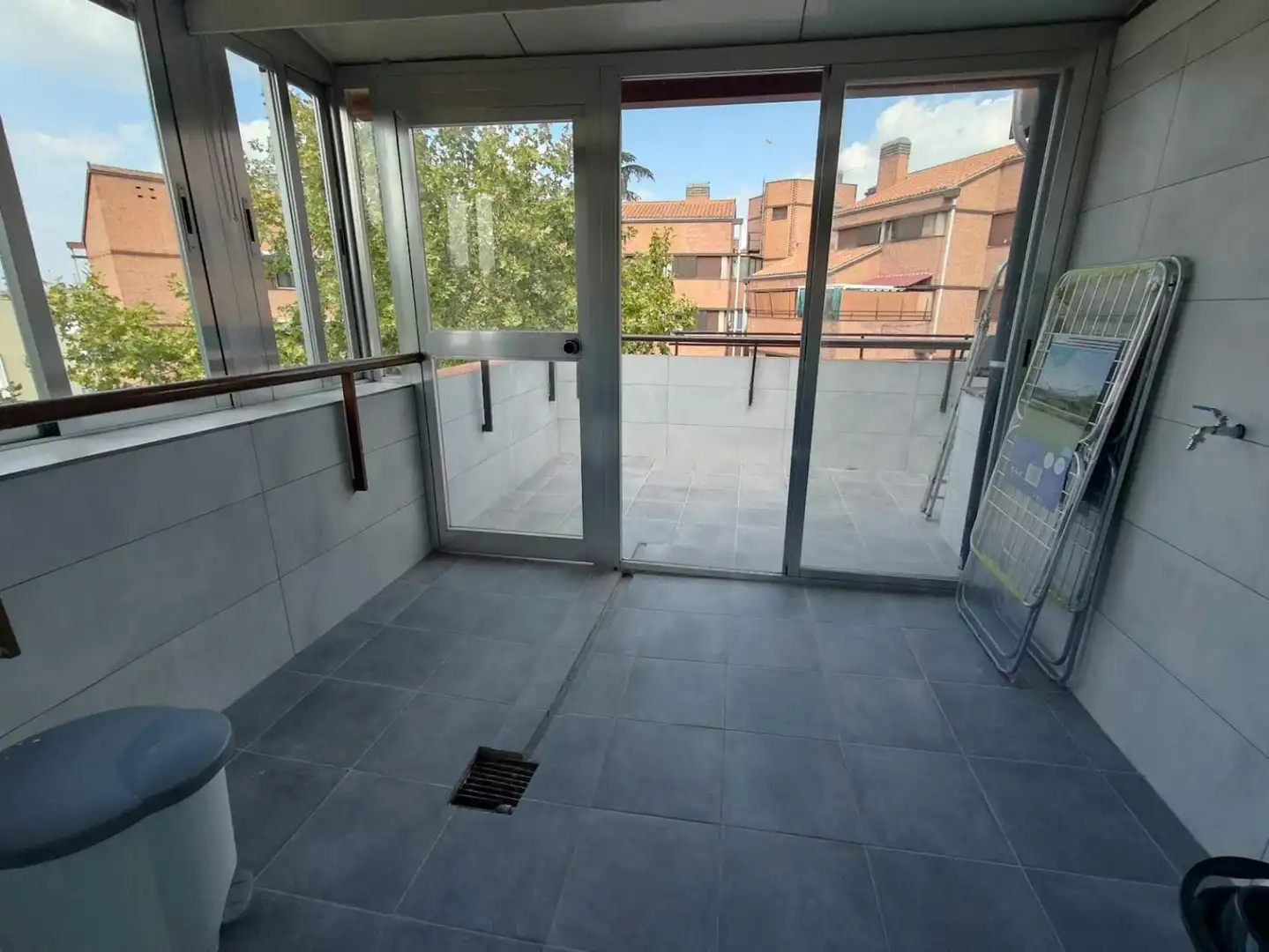 Balcony of Flat for rent in Madrid  with Air Conditioner, Heating and Furnished