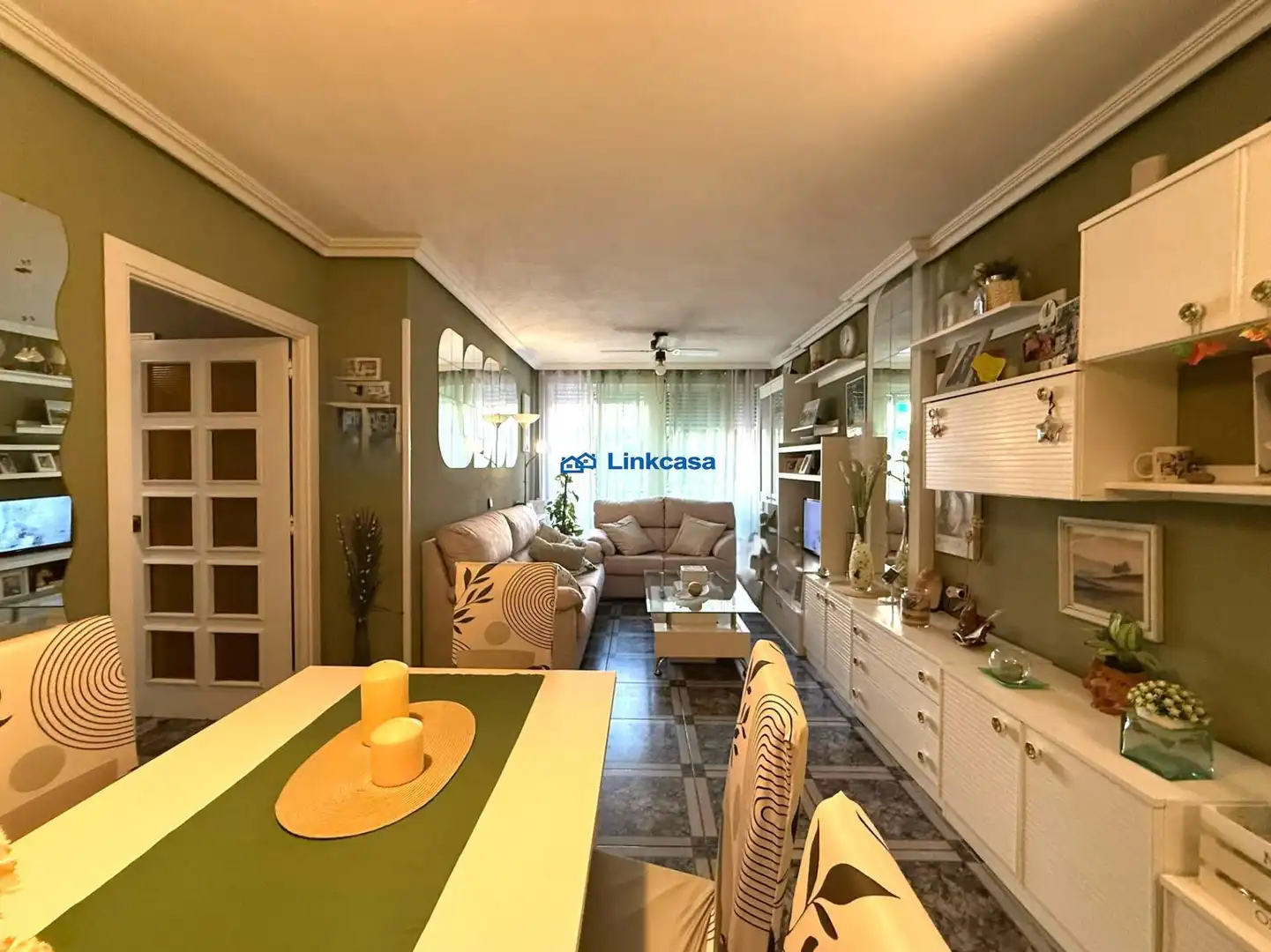 Living room of Flat for sale in Madrid  with Air Conditioner, Heating and Private garden